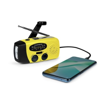 Radio Thomson RT260 - Torcia di emergenza - Funzione power bank - Gialla