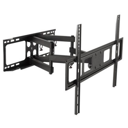 Supporto da Parete Cromad con Doppio Braccio Snodato per TV 32"-70" - Compatibile con TV Curva - Girevole, Inclinabile ed Allungabile - Peso Max 40Kg - VESA 600x400mm