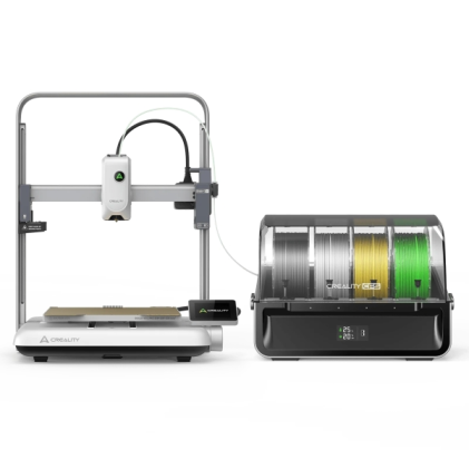 Stampante 3D aperta Creality Ender-3 V4 Combo - Volume 22x22x23,5 cm - Velocit&agrave; fino a 500 mm/s - Riscaldatore in ceramica da 60 W - WiFi, USB