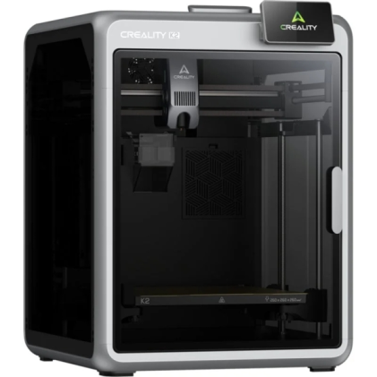Stampante 3D Creality K2 Pro con corpo chiuso - Volume di stampa 26x26x26 cm - Corpo in alluminio aerospaziale - Interfaccia utente intuitiva - Velocit&agrave; fino a 600 mm/s