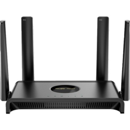 Router Ruijie RG-EW300T - Velocit&agrave; wireless fino a 300 Mbps - WiFi - Connettivit&agrave; mobile 4G LTE Cat4 - Gestione cloud - Nero