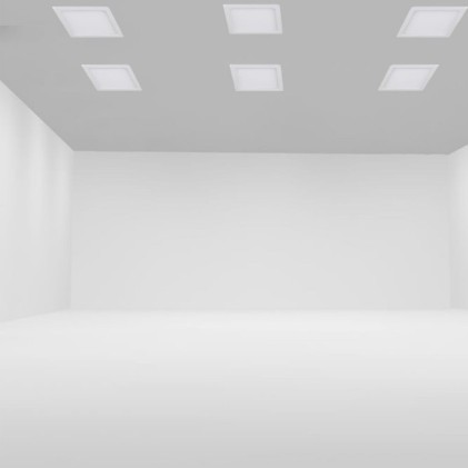 V-TAC Mini Pannello LED 22W 100LM/W Montaggio ad Incasso Quadrato 6400K