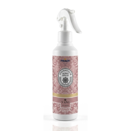 Prady Yani Elixir Spray Deodorante per Ambienti - Flacone da 220 ml - Flacone Spray