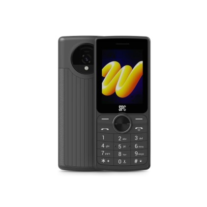Telefono cellulare SPC Wild Cool 4G con schermo da 2,4", fotocamera, radio FM, fino a 10 giorni di autonomia, nero.