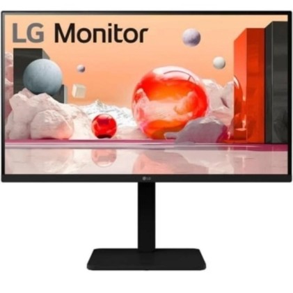 Monitor LG 27BA560-T da 27" IPS FullHD 100Hz - Tempo di risposta 5ms - Regolabile in altezza, rotazione e inclinazione - Altoparlanti da 4W - Connessioni HDMI, DisplayPort, VGA, Hub USB - VESA 100x100mm - Nero
