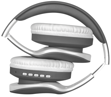 Auricolare stereo wireless Defender FreeMotion B525 grigio+bianco, Bluetooth