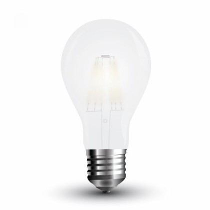 V-TAC VT-1934 Lampadina LED E27 4W Bulb A60 Frost filamento - 2700K Bianco caldo - SKU 4486