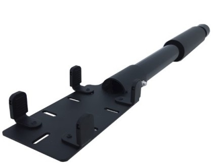 Approx Supporto per Dataphone con Braccio Estensibile - Lunghezza 40cm - Zona Gommata e Clip di Fissaggio - Gestione Cavi