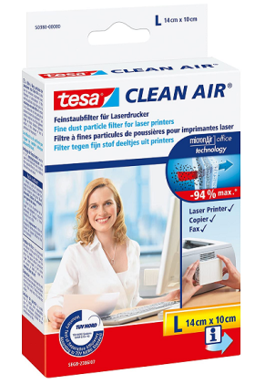 Tesa Clean Air L Filtro Per Stampante 140X100Mm