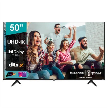 Hisense Smart Tv 50" Led Ultra Hd 4K Hotel Mode Con Piedini Laterali