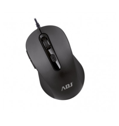 Adj Mouse Pure Evo Usb Mo136, 6 Tasti, 3600 Dpi, Tecnologia Ottica, Confezione Retail, Colore Nero