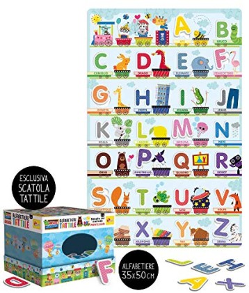 Lisciani Alfabetiere Tattile Metodo Montessori