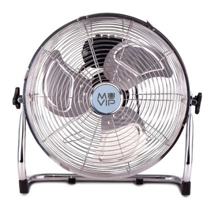 Ventilatore da Pavimento Industriale Muvip - 80W - 3 Velocit&agrave; - Colore Argento