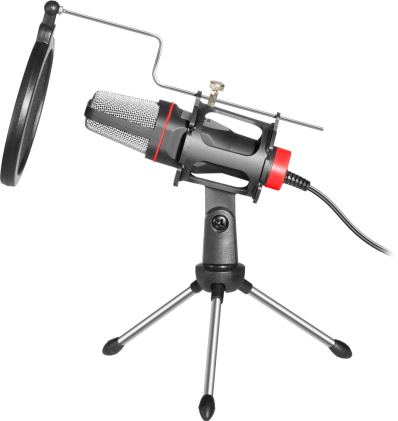 Microfono per streaming da gioco Defender Forte GMC 300 3,5 mm, cavo 1,5 m