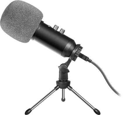 Microfono per streaming da gioco Defender Sonorus GMC 500 USB, LED, cavo 1,35 м