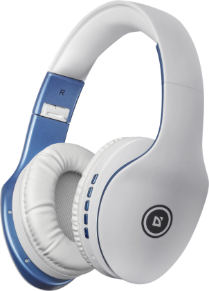 Auricolare stereo wireless Defender FreeMotion B525 bianco+blu, Bluetooth