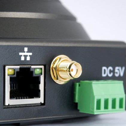 Telecamera LKM Security Wifi IP Wireless Camera Videosorveglianza  Motorizzata Pan Tilt Interno Colore Nero Connettore I/O P2P QRCode