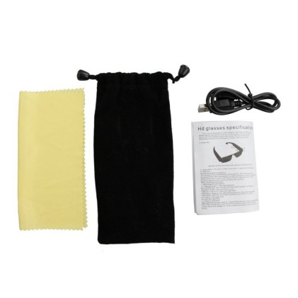 Occhiali Con Telecamera Nascosta Spia Risoluzione Video 1920x1080 H264