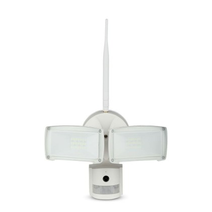 V-TAC Faro LED 18W con Sensore PIR e Telecamera WiFi Colore Bianco 6000K