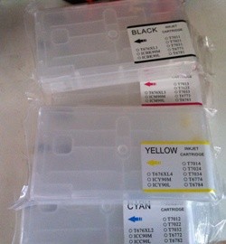 Serbatoio vuoto XXML con chip Compatibile Epson T7014-XXL - Giallo