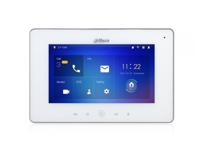 Videocitofono Unit&Agrave;, Interna 7" Touch Plastica Wifi Ip Bianco