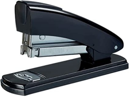 Petrus 2002 Cucitrice metallica retr&ograve; - Fino a 30 fogli - Pinzatura chiusa, aperta e inchiodata - Colore nero