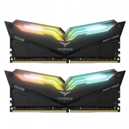DDR4 16GB KIT 2x8GB PC 4000 Team T-Force Night Hawk RGB TF1D416G4000HC18JDC01