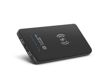 NATEC NPB-1220 Extreme Media Power Bank+ Wireless Changer 10000mAh 2xUSB-A+ 1x USB-C Black