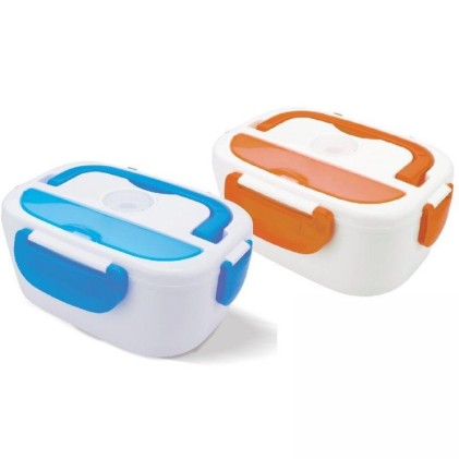 Portapranzo elettrico USB Jocca - 2 scomparti + contenitore rimovibile - capacit&agrave; totale di 1,05 l