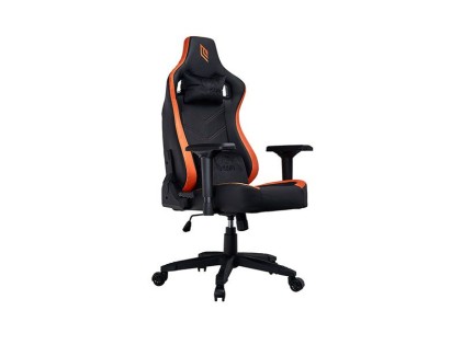Poltrona Gaming Noua Medium Poggia Testa E Cuscino Black/Orange