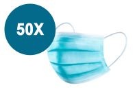 Mascherina Chirurgica Medicale Dm En14683 50 Pz 3 Veli Type Iir