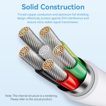 Cavo USB 2.0 tipo A maschio a Lightning maschio 2,4 A 1 M bianco