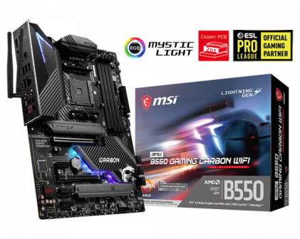 MB AM4 MSI MPG B550 GAMING CARBON WIFI