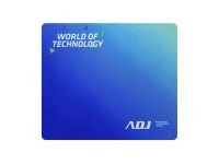 Tappetino Mouse Pad In Gomma Blu/Gr Ripiegabile 210*180Mm Adj