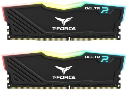 TEAMGROUP Delta RGB DDR4 32GB 2x16GB 3200MHz CL16 1.35V Black