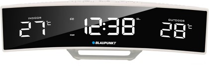 BLAUPUNKT CR12WH Clock Radio Blaupunkt CR12WH, FM PLL, temperature in/out white