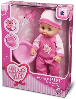 Bambola Grandi Giochi AMORE MIO BEVE E BAGNA