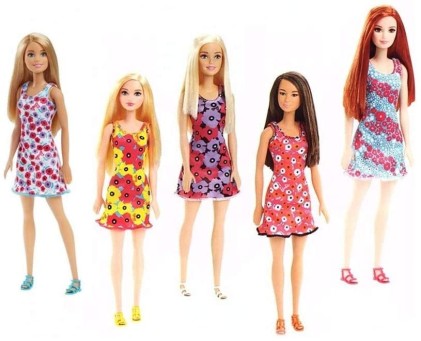 Bambola Mattel PPK BARBIE TRENDY Assortite