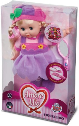 Bambola Grandi Giochi AMORE MIO DI PEZZA 35 CM. 4 AS