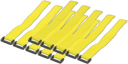 LOGILINK KAB0015 LOGILINK - Cable Tie with velco, yellow