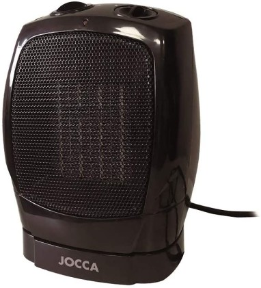 Jocca Thermofan con sistema PTC 1500W - Sistema di oscillazione - Termostato regolabile - Protezione da surriscaldamento