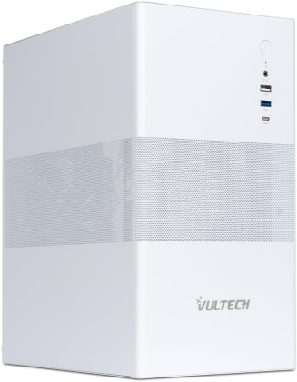 Vultech Case Micro-Atx Vco-M1759-B Con 1X Type-C 1X Usb 3.0 + 1X Usb 2.0 Bianco