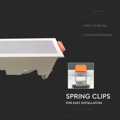 V-TAC Mini Pannello LED 20W Lineare Montaggio ad Incasso 290*45*65mm Colore Bianco 6400K