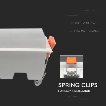 V-TAC Mini Pannello LED 10W Lineare Montaggio ad Incasso 160*45*72mm Colore Bianco 6400K