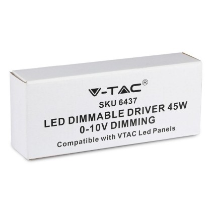 V-TAC Driver Dimmerabile (1-10V) per Pannelli LED 45W