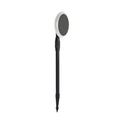 V-TAC Piantana Solare LED da Giardino 3W con Picchetto Doppio montaggio Colore Bianco e Nero 4000K IP65 (2 Lampade)