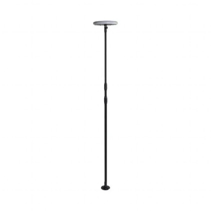 V-TAC Piantana Solare LED da Giardino 8W con sensore crepuscolare Colore Bianco e Nero 3000K IP65
