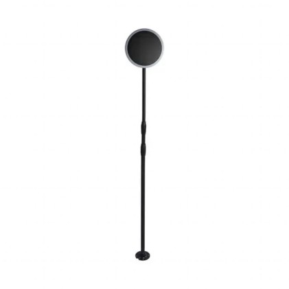 V-TAC Piantana Solare LED da Giardino 8W con sensore crepuscolare Colore Bianco e Nero 3000K IP65