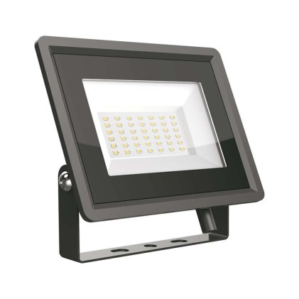 V-TAC Faro LED SMD 30W F-Series Colore Nero 3000K IP65