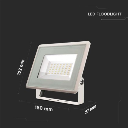 V-TAC Faro LED SMD 30W F-Series Colore Bianco 3000K IP65
